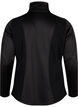 Sports cardigan with zipper and high neck, Black, Packshot image number 1