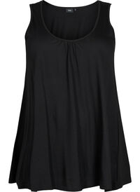 Top with a-shape and round neck