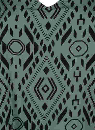 FLASH - Tunic with v neck and print, Balsam Graphic, Packshot image number 2