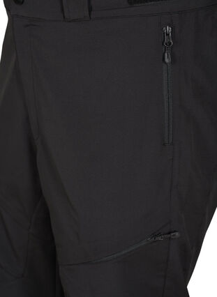 Capri hiking shorts with pockets, Black, Packshot image number 2