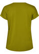 Short sleeved cotton blend t-shirt, Green, Packshot image number 1