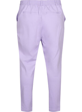 Cropped trousers with pockets, Purple Rose, Packshot image number 1