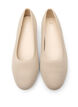 Ballet flats in a fine-textured fabric, Beige, Packshot image number 2