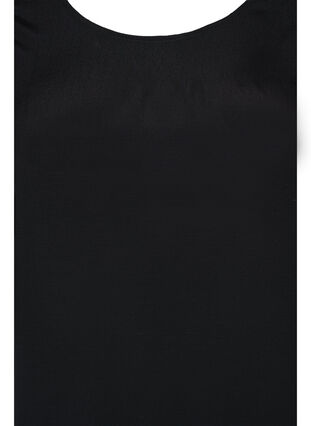 Viscose dress with back detail, Black, Packshot image number 2
