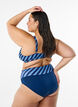 Bikini briefs with wrap detail, Blue, Model image number 2