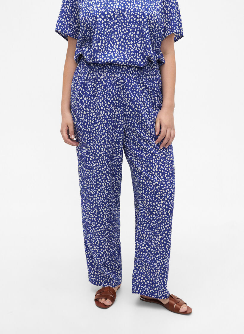 FLASH - Pants with print and pockets, Surf the web Dot, Model image number 2