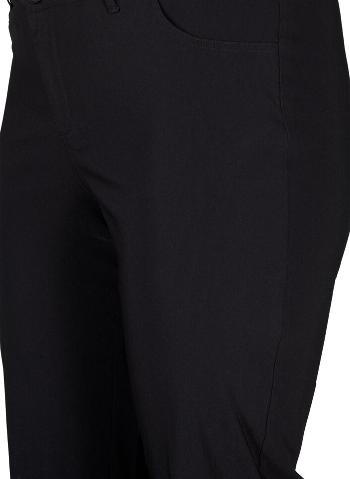 Classic pants in a viscose mix, Black, Packshot image number 2