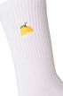 Cotton socks with patterns, White, Packshot image number 2