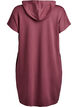 Short sleeve sweat dress in modal mix, Brown, Packshot image number 1