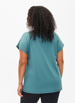 Short-sleeved workout t-shirt, North Atlantic, Model image number 1