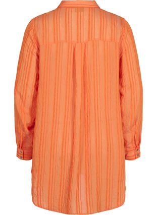 Long striped shirt with long sleeves, Harvest Pumpkin, Packshot image number 1