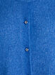 Short-sleeved knit cardigan with shiny ball buttons, Light Blue, Packshot image number 2