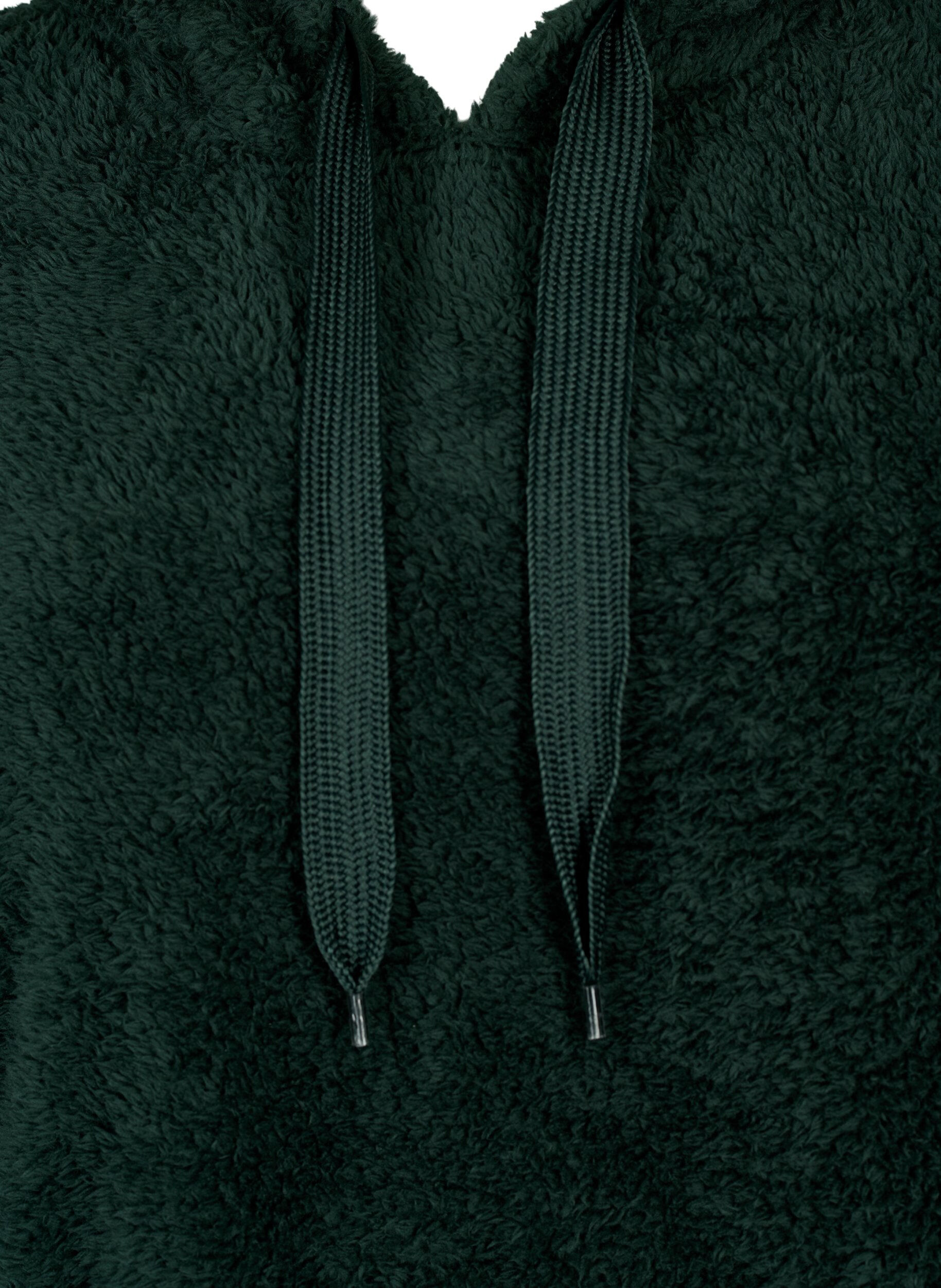 Zizzifashion Teddy dress with hood, Scarab, Packshot image number 2