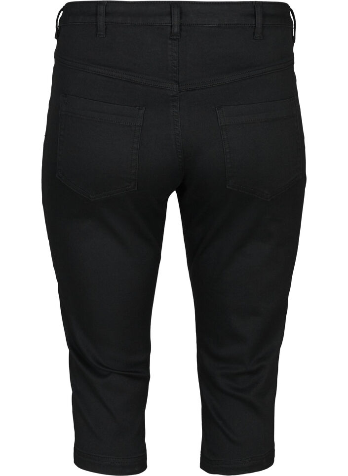 Slim fit Emily capri jeans, Black, Packshot image number 1