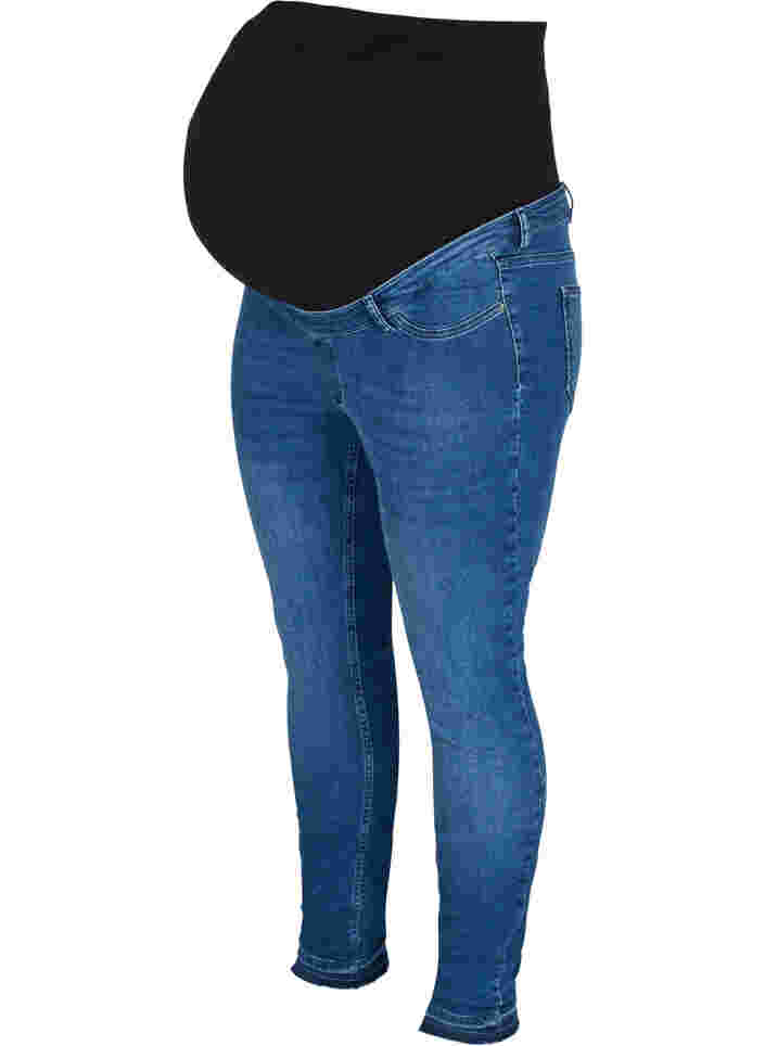 Maternity Amy jeans, Blue denim, Packshot image number 0