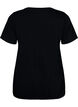 Cotton t-shirt with foil print, Black W. Love, Packshot image number 1