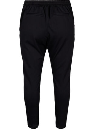 Cropped trousers with pockets, Black, Packshot image number 1
