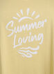 Cotton top with a-shape, Yellow, Packshot image number 2
