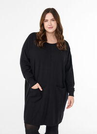 Women's Plus size Knitted dresses (40-64) - Zizzifashion Women's Plus size Knitted dresses (40-64) - Zizzifashion