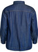 Loose denim shirt with chest pockets, Blue, Packshot image number 1