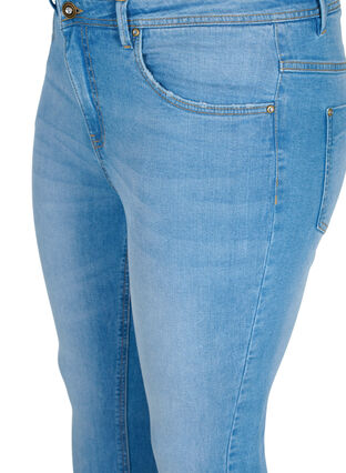 Super slim Amy jeans with zip, Light blue, Packshot image number 2