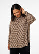 Patterned shirt with long sleeves, Grafic AOP, Model image number 0