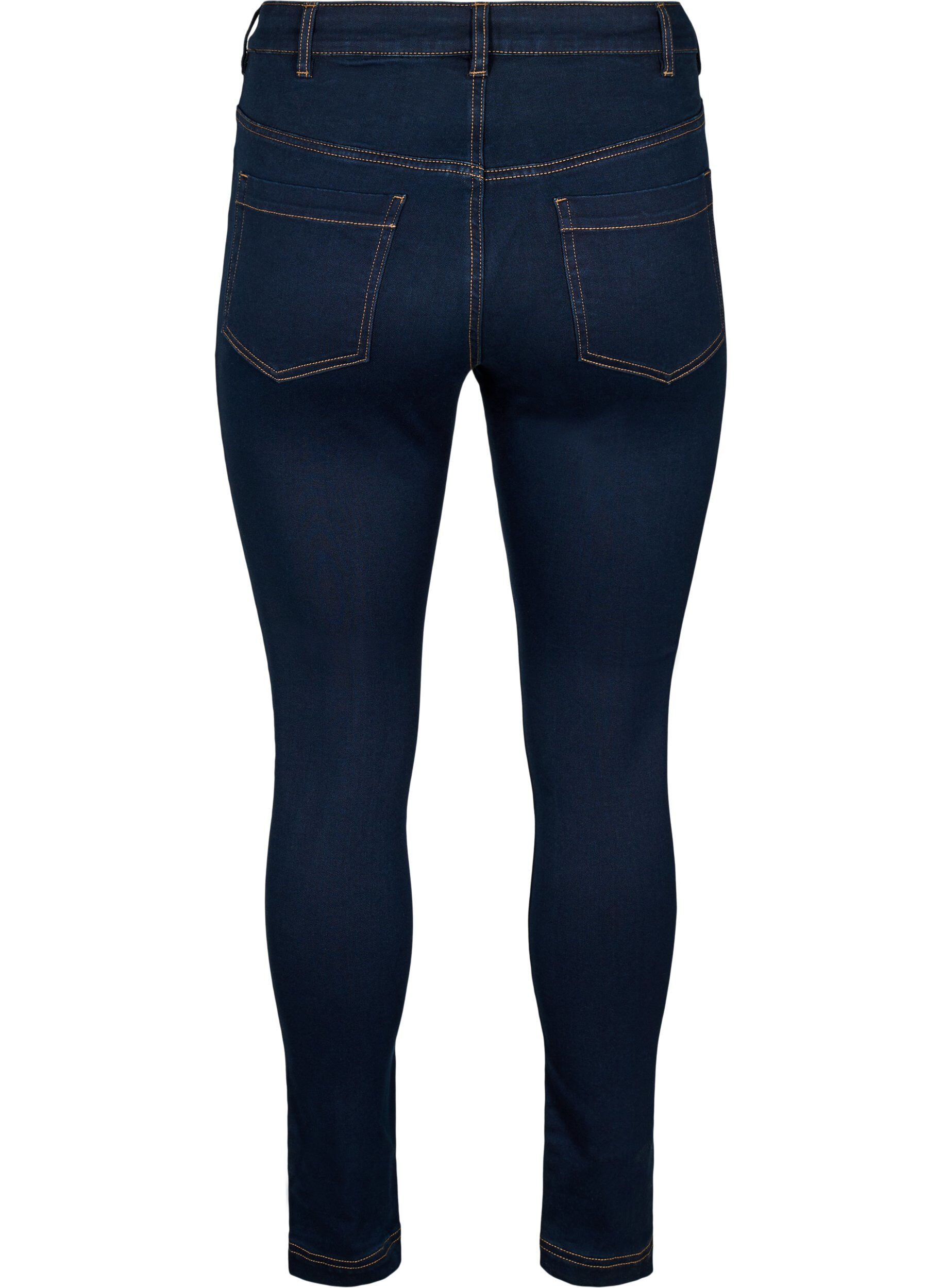 ZizzifashionSuper slim Amy jeans with high waist, Unwashed, Packshot image number 1