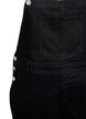 Denim overalls shorts, Black, Packshot image number 2