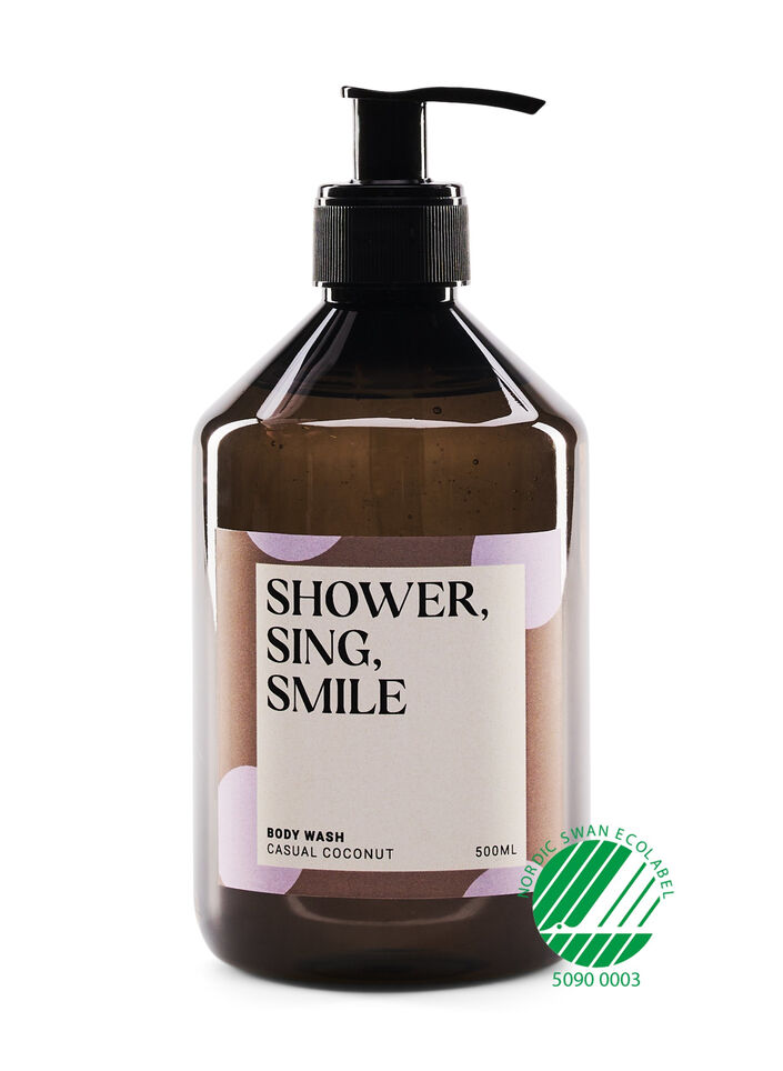 Nordic Swan Ecolabel Body wash - Casual Coconut 500 ml, Casual Coconut Dots, Packshot image number 0