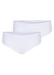 2-pack seamless g-string, White, Packshot image number 0