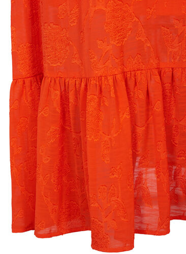 Long-sleeved midi dress in jacquard look, Orange.com, Packshot image number 3