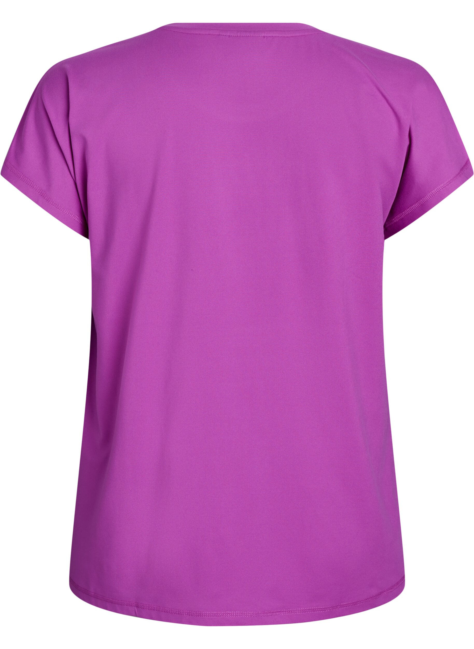 Zizzifashion Solid-coloured training T-shirt, Purple, Packshot image number 1