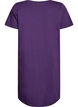 Organic cotton nightgown with v-neck, Purple, Packshot image number 1