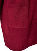 Ribbed Knit Cardigan with Pockets, Red, Packshot image number 3