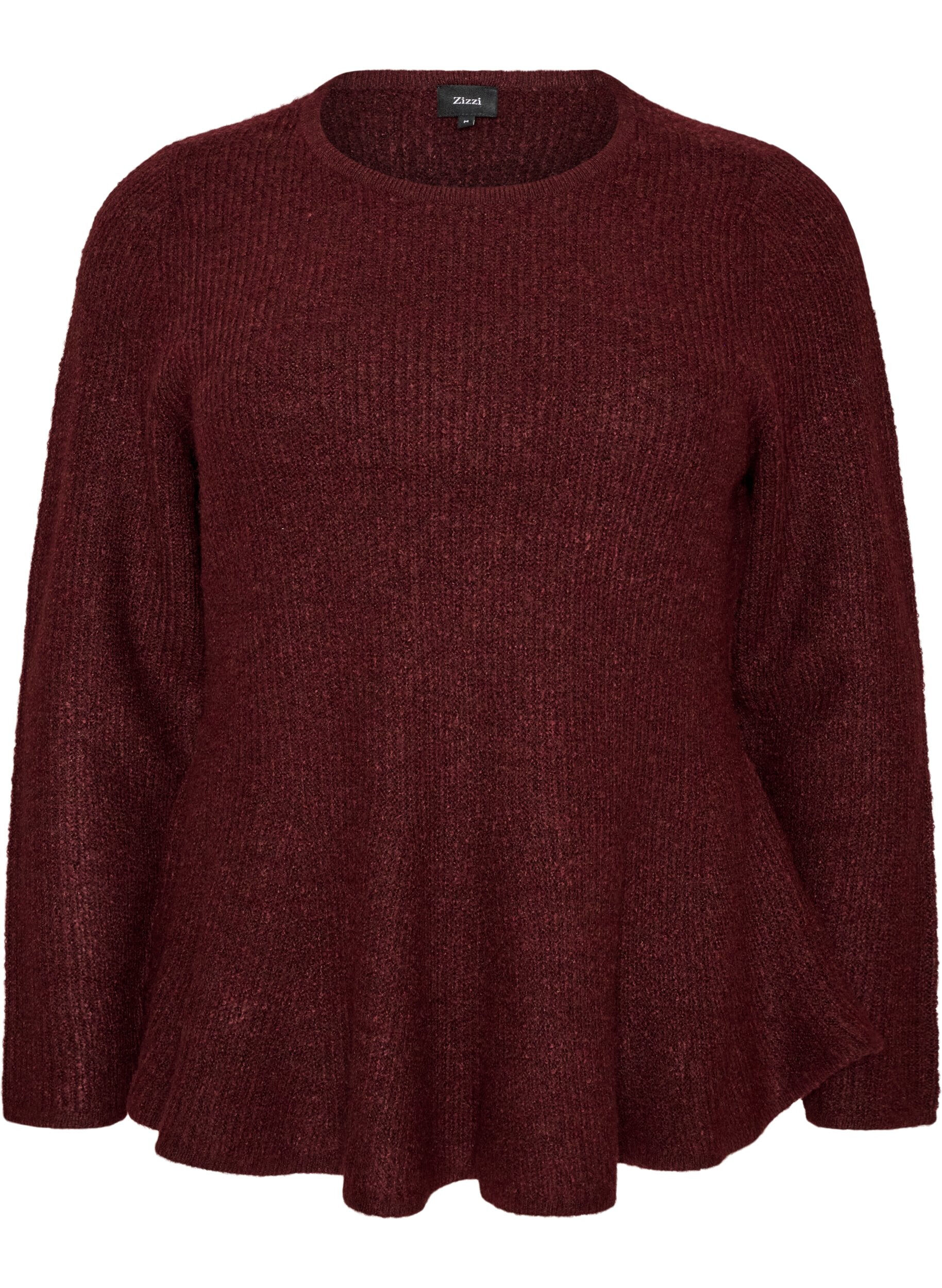 A-line knitted blouse
