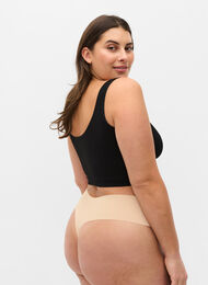 2-pack seamless g-string, Toasted Almond, Model