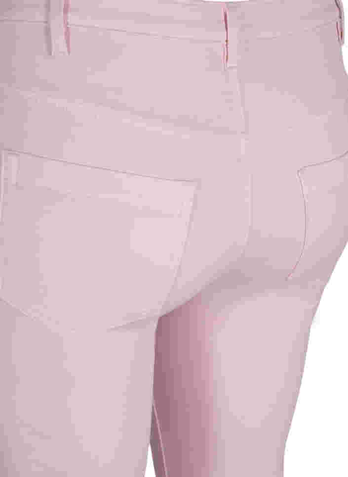 Super slim Amy jeans with high waist, Chalk Pink, Packshot image number 3