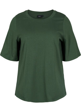 Cotton top with wide, 2/4-length sleeves, Mountain View, Packshot image number 0