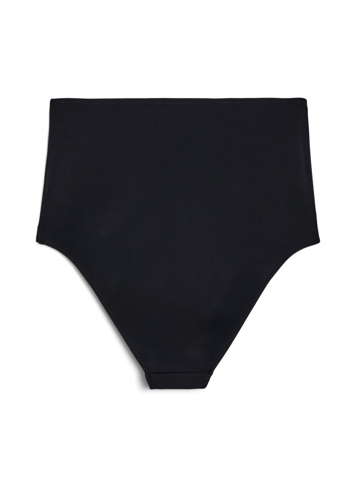 Bikini briefs with extra high waist, Black, Packshot image number 1
