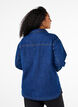 Denim blouse with collar, Unwashed, Model image number 1