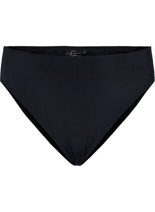 High-waisted bikini bottoms, Black, Packshot image number 0