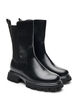 Chelsea boot with a chunky sole and ribbed panels, Black, Packshot image number 1