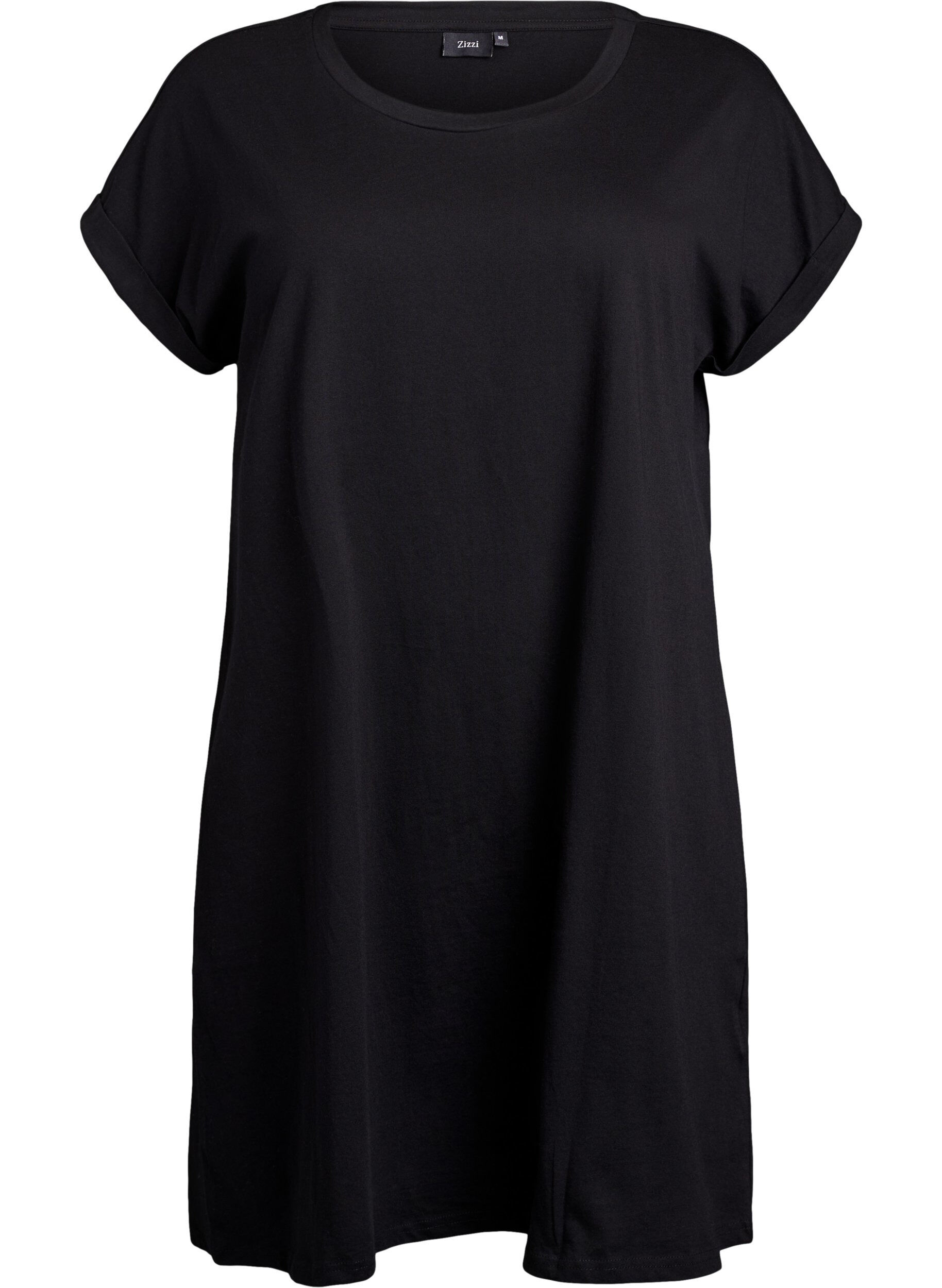 Zizzifashion2-pack T-shirt dress with short sleeves, Red, Packshot image number 3