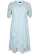 Crochet dress with short sleeves, Delicate Blue, Packshot image number 0