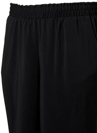 Flared trousers with pockets, Black, Packshot image number 2