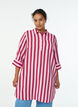 Short dress with collar and chest pocket, Pink, Model image number 0
