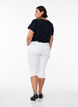 High-waisted Amy capri jeans with super slim fit, White, Model image number 1