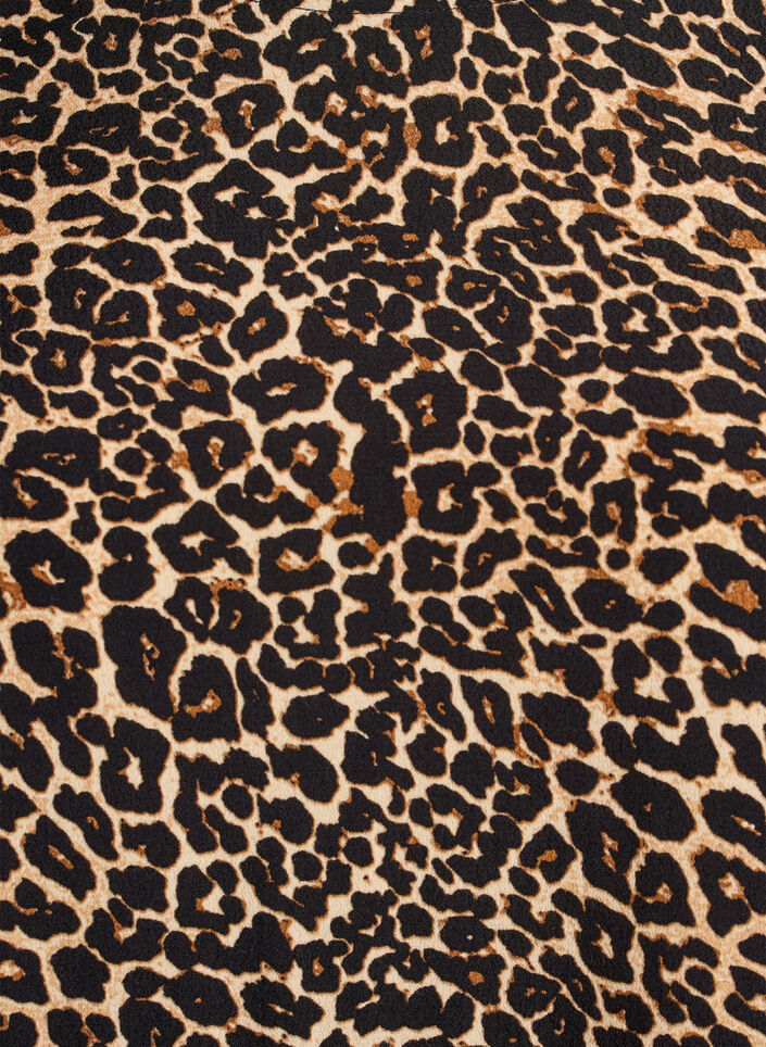 Long-sleeved tunic with a seam, Brown, Packshot image number 2