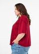 Short loose-fit t-shirt in a modal blend, Red, Model image number 3