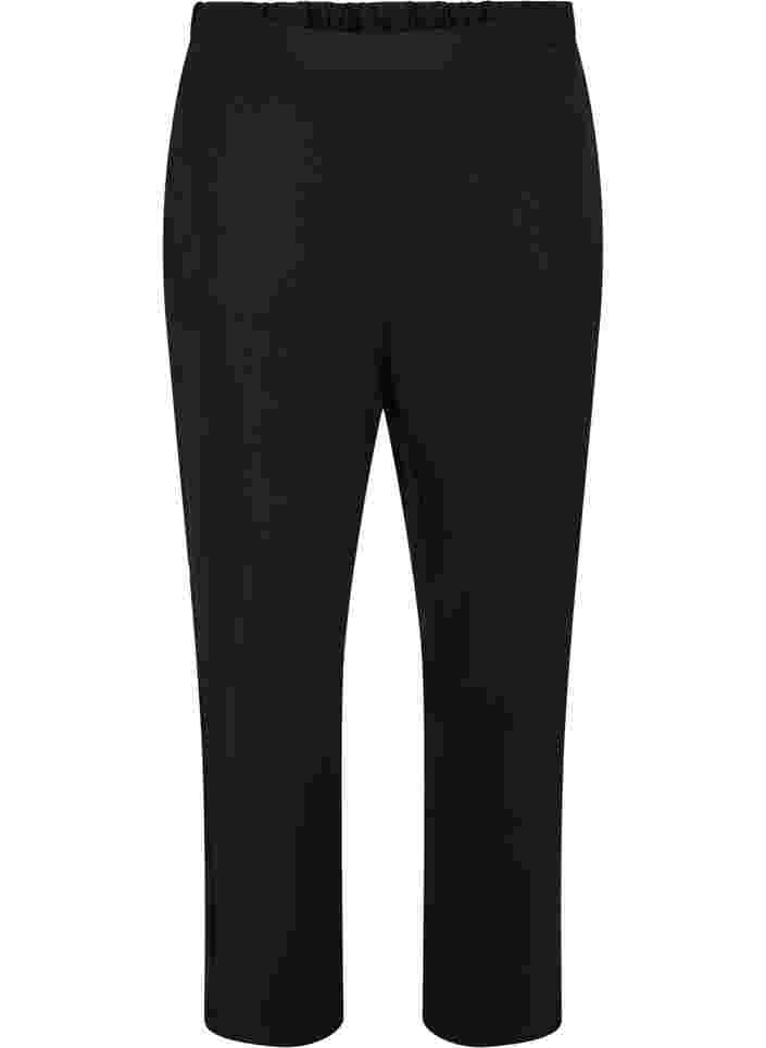 Classic wide leg trousers, Black, Packshot image number 0